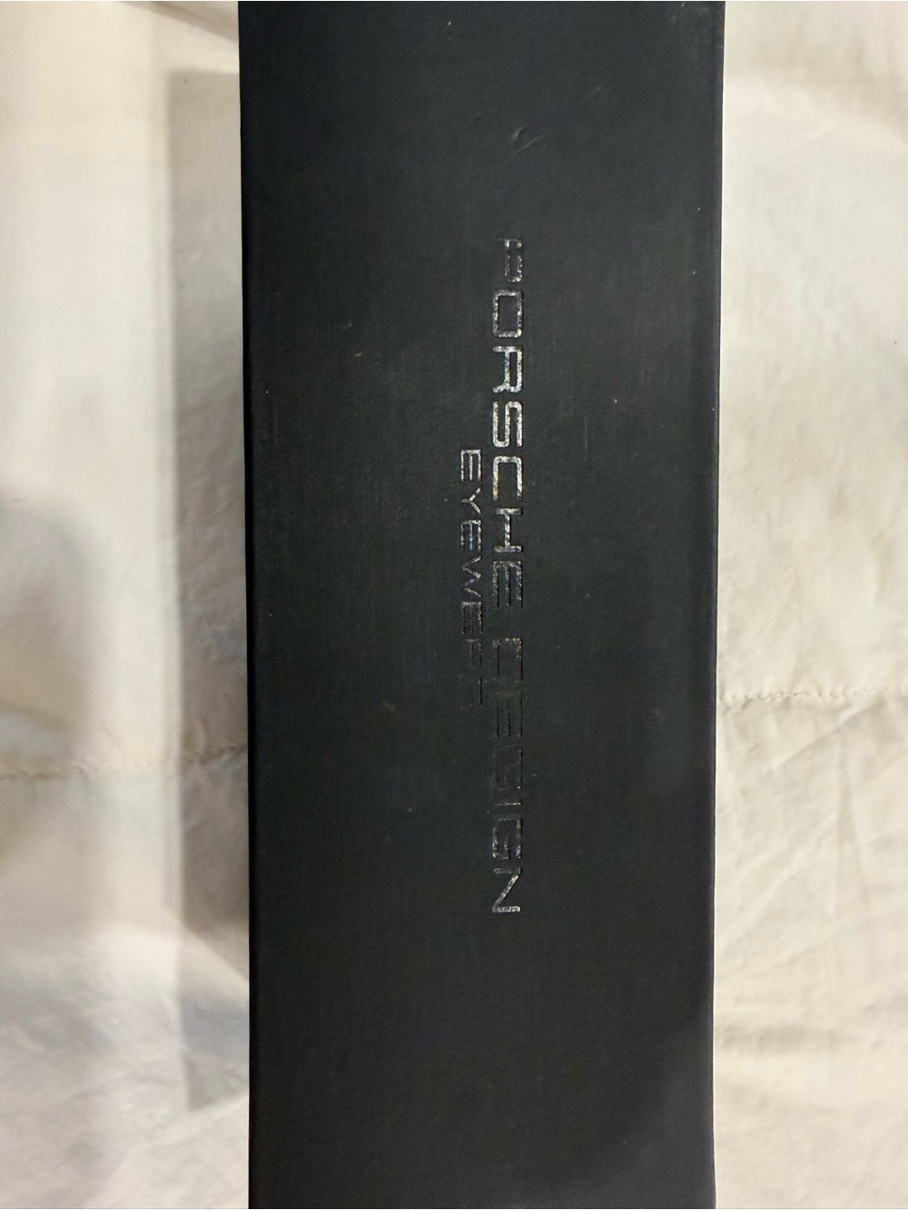 Porsche Design Black Eyewear Box with Embossed Logo